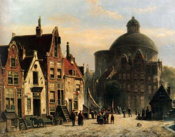 Willem Koekkoek : De Lutherse Kerk Amsterdam